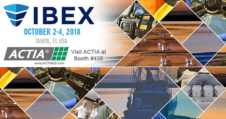 VISIT ACTIA AT THE IBEX BOAT BUILDER’S TRADE SHOW!