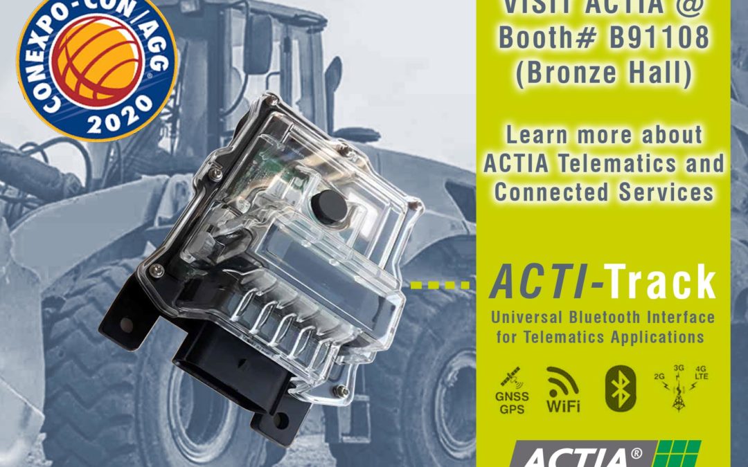 ACTI-Track Rugged Telematics Unit at ConExpo 2020!