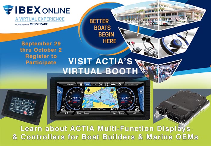 ACTIA booth at IBEX Virtual Experience