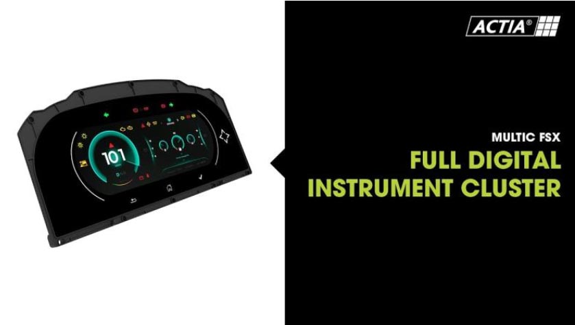 MULTIC FSX – Full digital instrument cluster