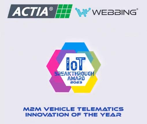 ACTIA Nordic and Webbing – M2M Vehicle Telematics Innovation of the Year